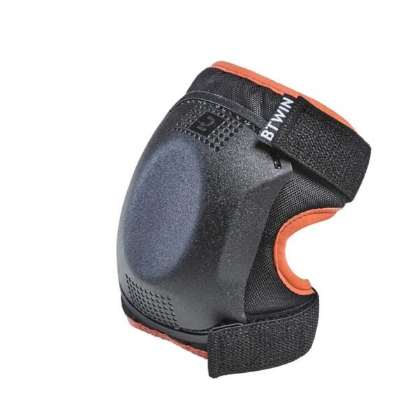 one-size-cycling-elbow-and-knee-protectors-set-3-6-years-pink-btwin-8734316-3.jpg One Size Cycling Elbow and Knee Protectors Set 3-6 Years-orange