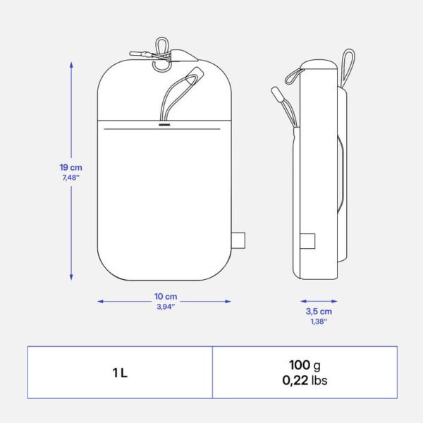 waterproof-detachable-bag-nh500-travel-black-forclaz-8828465-3.jpg Waterproof Detachable Bag, NH500 Travel - Black